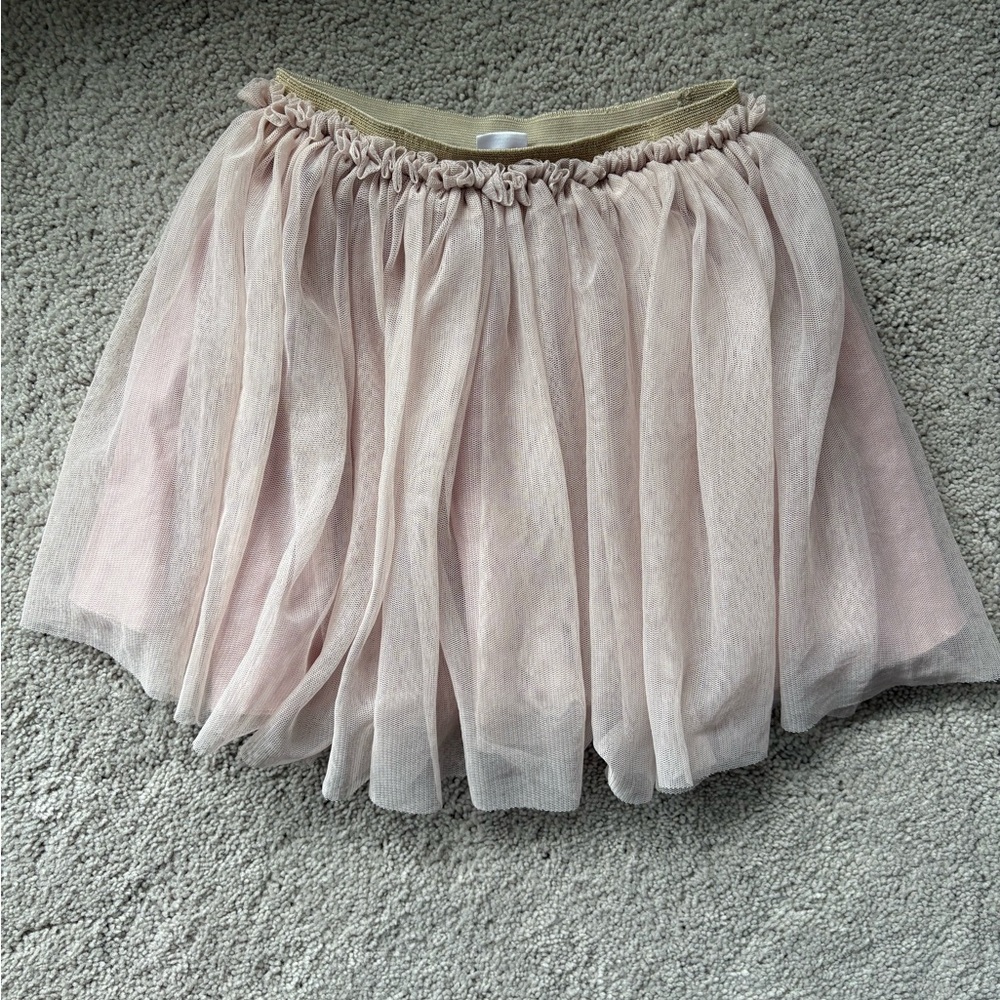 Zara Pink Bubble Mini Skirt with Ruffles